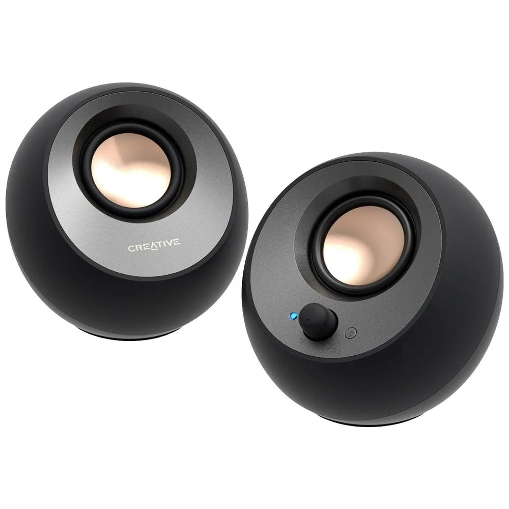 Creative Pebble V3 2.0 pc zvučnik Bluetooth®, žičani, digitalni 16 W crna slika