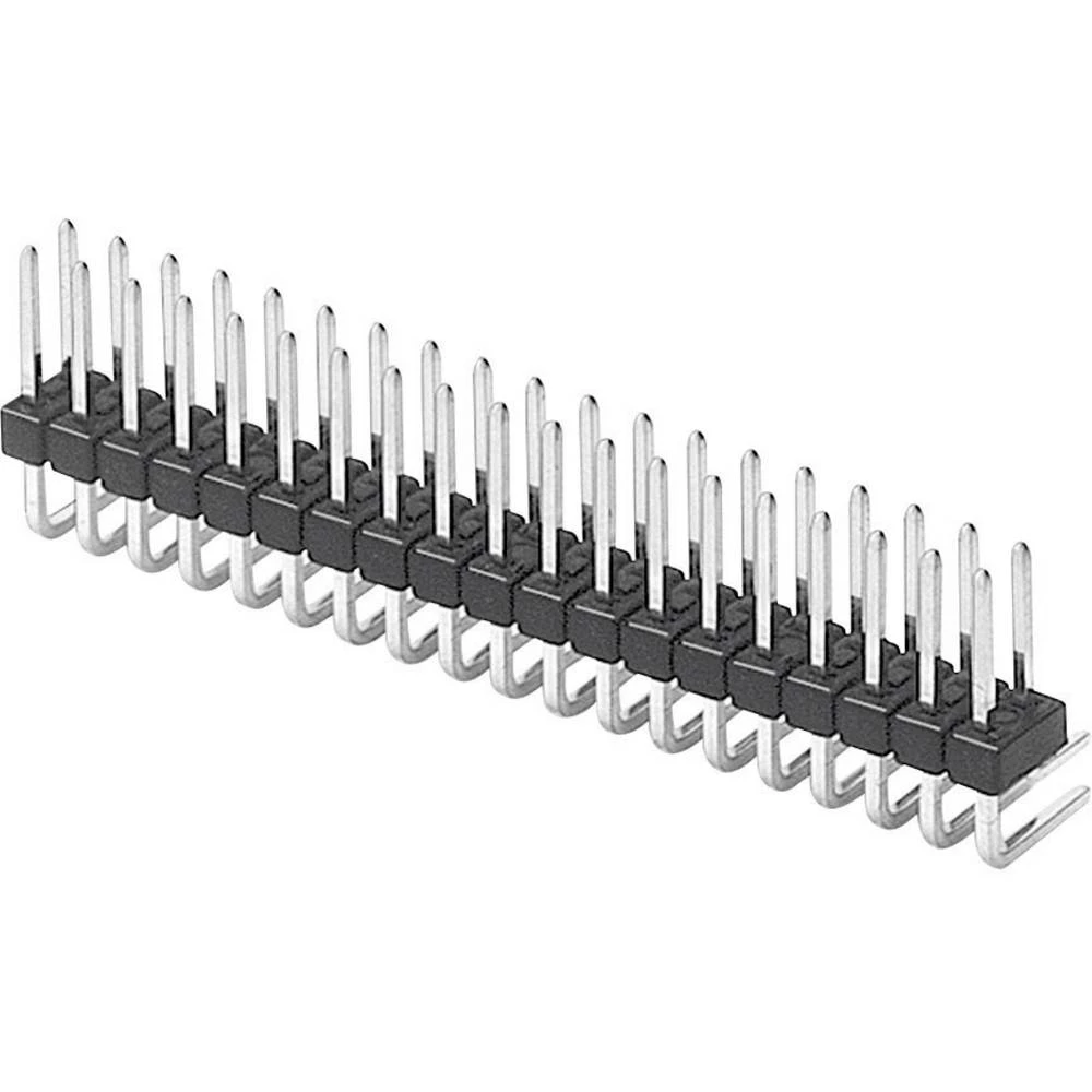 W & P Products standardna letva s muškim kontaktima Broj redova: 2 Broj polova po redu: 20 947-13-040-00 1 St. slika