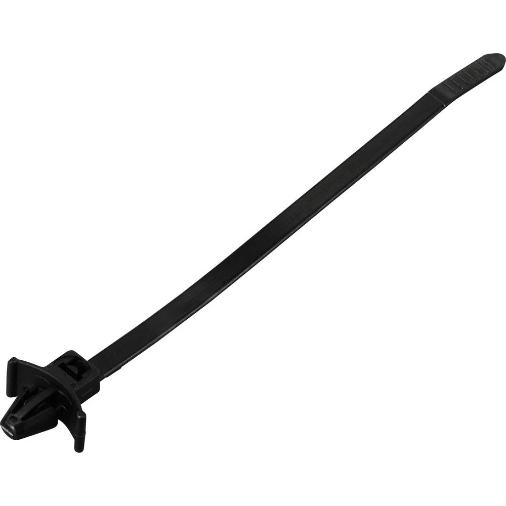 TRU COMPONENTS TC-13030704 TC-WM-130-4.8-UVB-B vezice 130 mm 4.8 mm crna s krilnim zatvaračem, UV stabilizirana, kemijsk slika