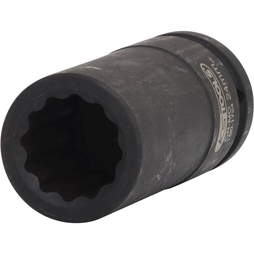 3/4" 12 točaka udarnog nastavka pogonskog vratila, dugo, 24 mm KS Tools 150.1724 slika