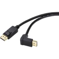 Renkforce DisplayPort priključni kabel 1.50 m SP-9163732 pozlaćeni kontakti crna [1x muški konektor displayport - 1x muš slika