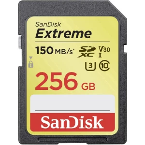 SDXC kartica 256 GB SanDisk Extreme® Class 10, UHS-I, UHS-Class 3, v30 Video Speed Class 4K video podrška slika