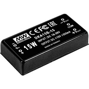 Mean Well DC/DC pretvarač 1500 mA 15 W Broj izlaza: 2 x slika