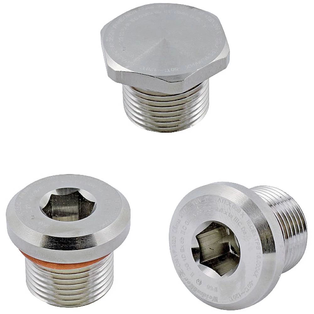 Weidmüller 1218970000 slijepi čep  M32  mesing (niklovani)  160 St. slika