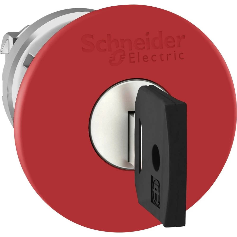 Schneider Electric ZB4BS94420 prednji element prekidača za zaustavljanje u nuždi ponovno postavljiv, zaključan (Ø) 22 mm neobilježeno krom boja, crvena 1 St. slika