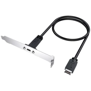 GrauGear Type-E do Type-C® produžni kabel s nosačem PCI utora<br> GrauGear G-AD-ETC-10G 1 ulaz USB-C® 3.1 Gen2 kartica sučelja slika