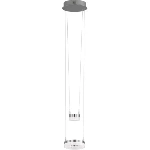 LED viseća svjetiljka 17 W Toplo-bijela WOFI Mason 6434.02.64.7000 Nikal (mat) slika