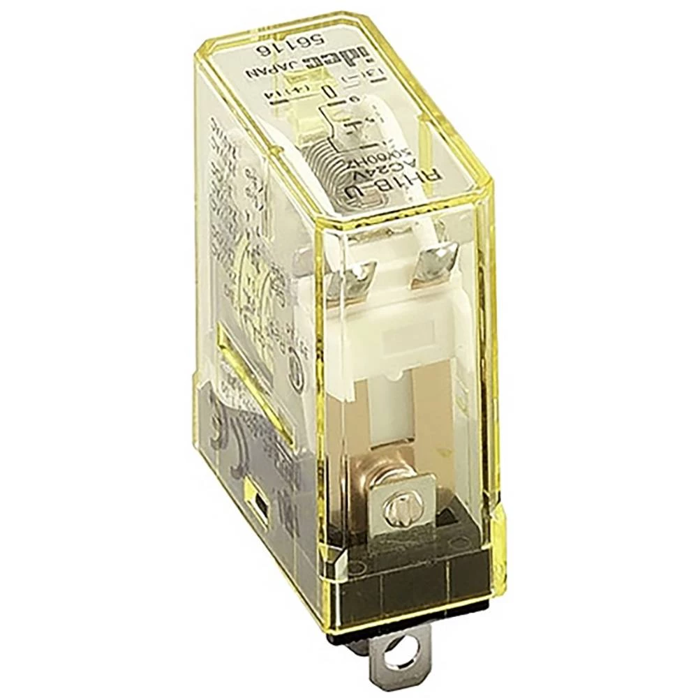 Idec RH Series industrijski relej Nazivni napon: 24 V/DC Prebacivanje struje (maks.): 10 A 1 kom. slika