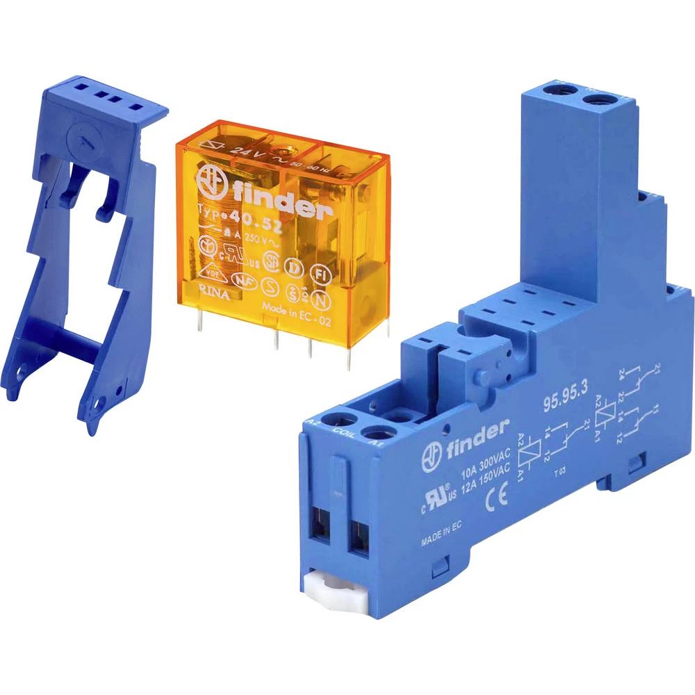Finder 405281200000+95953+095913 spojni relej 120 V/AC 8 A 2 prebacivanje 1 Set slika