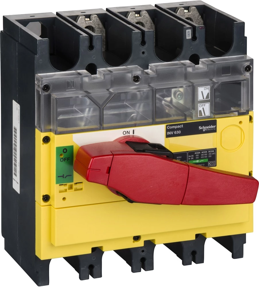 Teretna rastavna sklopka 125 V/DC, 690 V/AC 630 A Schneider Electric 31194 1 ST slika