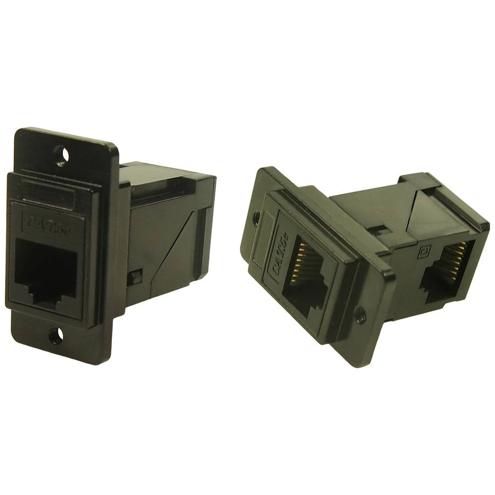 Cliff  SPLAV CRNIMTL DLSLIM CAT5e M3 CP30751MB3 adapter, ugradbeni     crna 1 St. slika