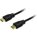 LogiLink HDMI Priključni kabel [1x Muški konektor HDMI - 1x Muški konektor HDMI] 20 m Crna slika