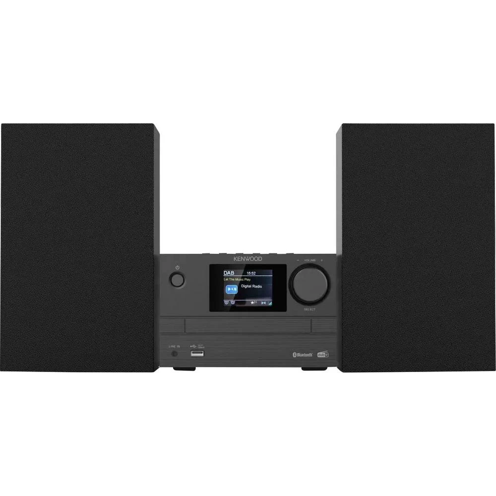 Kenwood M-525DAB stereo uređaj Bluetooth®, AUX, USB, DAB, DAB+, bežični prijem, CD, MP3, uklj. daljinski upravljač 2 x 7 slika