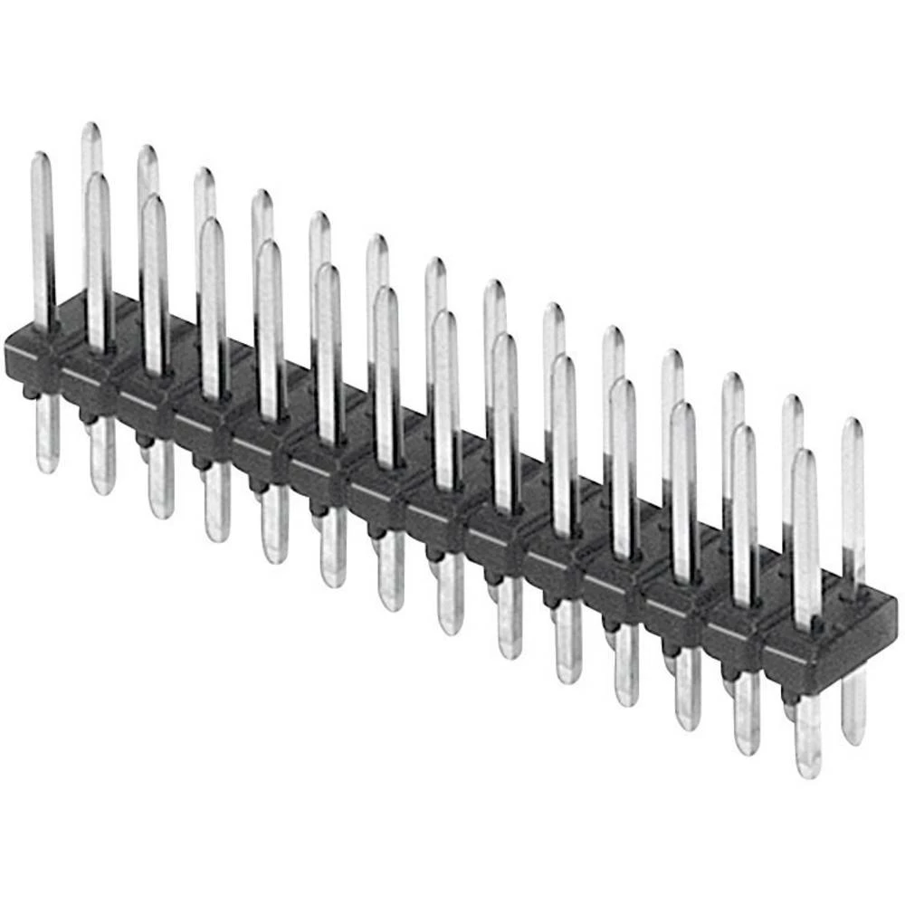 W & P Products standardna letva s muškim kontaktima Broj redova: 2 Broj polova po redu: 16 944-13-032-00 1 St. slika