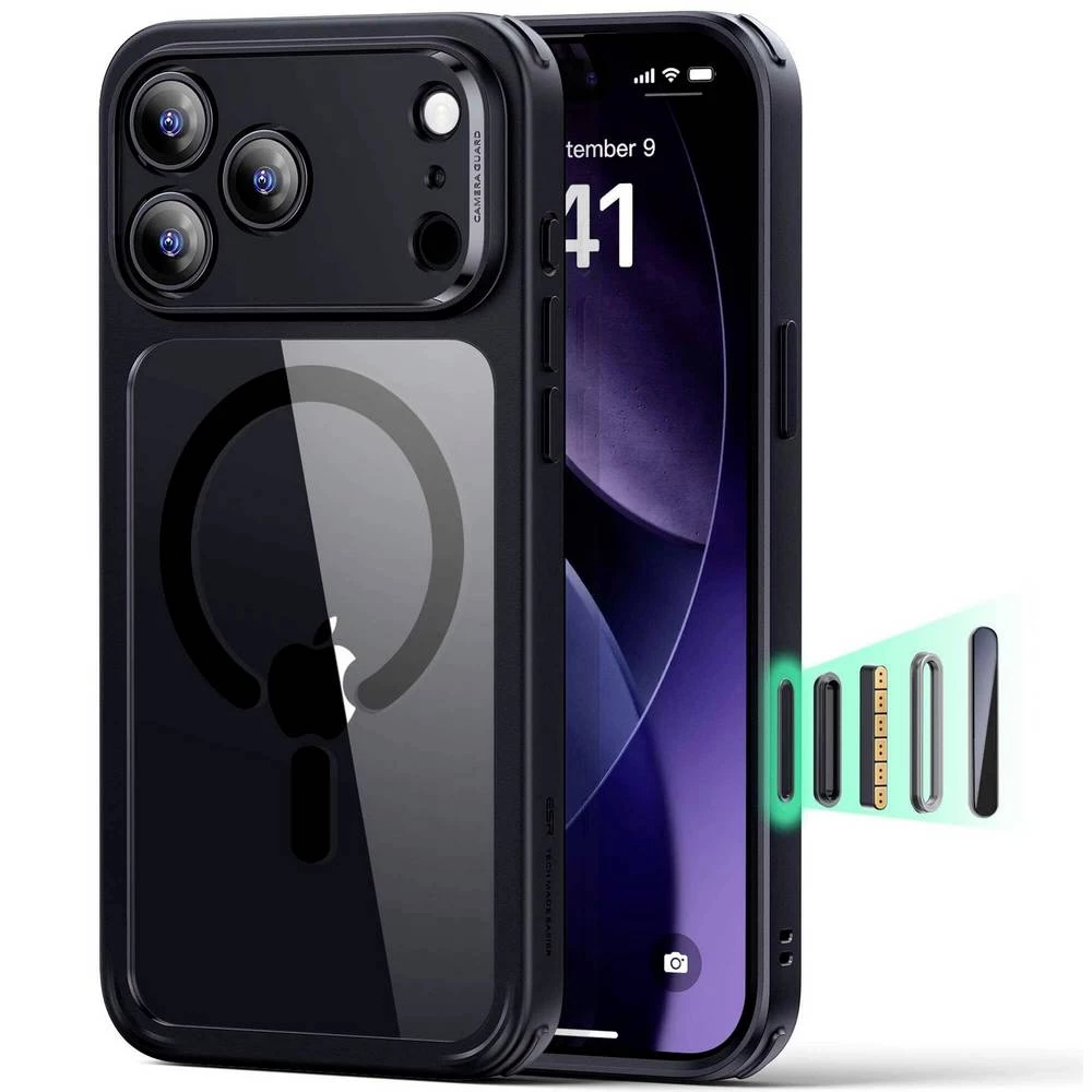 ESR torbica Apple iPhone 17 Pro crna, prozirna 1A86300301 slika