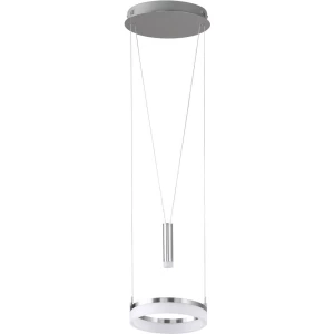 LED viseća svjetiljka 11 W Toplo-bijela WOFI Jette 6263.02.54.6250 Nikal (mat), Krom boja slika