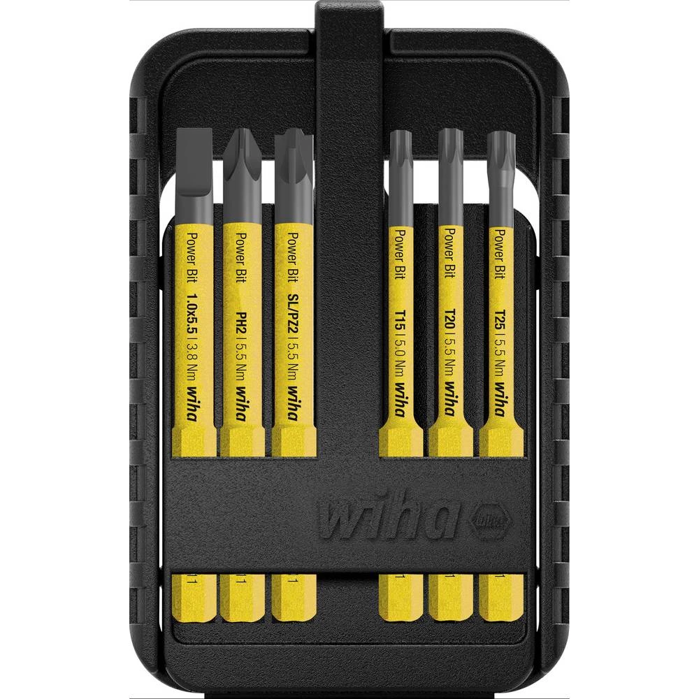 Wiha slimBit 44106 bit komplet 7-dijelni križni phillips, križni pozidriv, ravni prorez, TORX slika