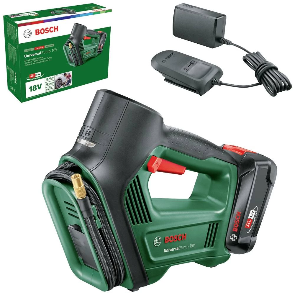 Bosch Home and Garden akumulatorski kompresor zraka UniversalPump 18V  10.3 bar slika