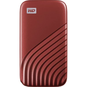 WD My Passport 500 GB vanjski SSD-HDD: 6,35 cm (2,5 inča) USB-C™ crvena WDBAGF5000ARD-WESN slika