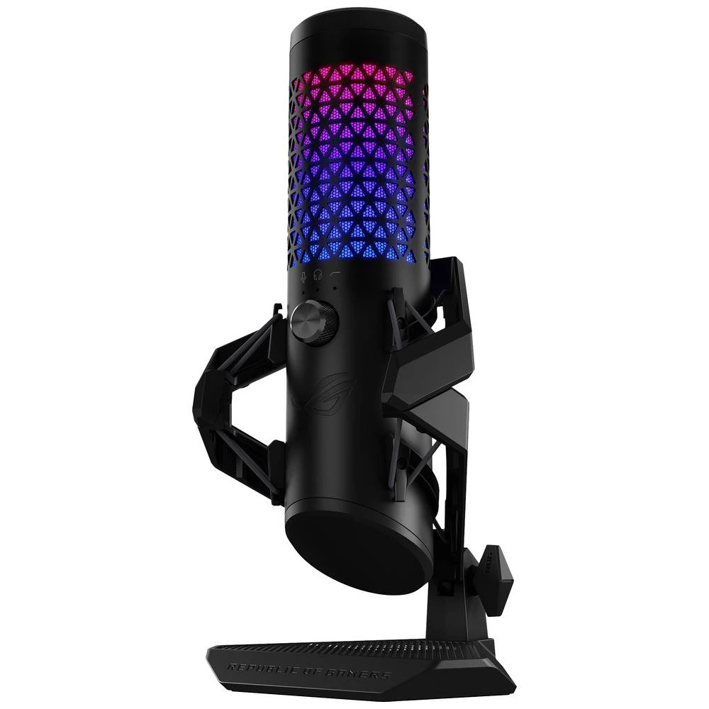 Asus ROG Carnyx BLK stojeći USB mikrofon Način prijenosa:žičani postolje USB žičani crna slika