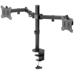 Digitus DA-90400 2-struki stolni nosač za monitor 33,0 cm (13) - 81,3 cm (32) crna, crna (mat) vrtljivi nosač, podesi slika