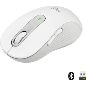 Logitech Signature M650 L left bežični miš bežični, Bluetooth® optički bijela 5 Tipke 4000 dpi slika