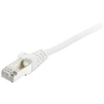 Equip 605550 RJ45 mrežni kabel, Patch kabel cat 6 S/FTP 50 m bijela pozlaćeni kontakti 1 St.
