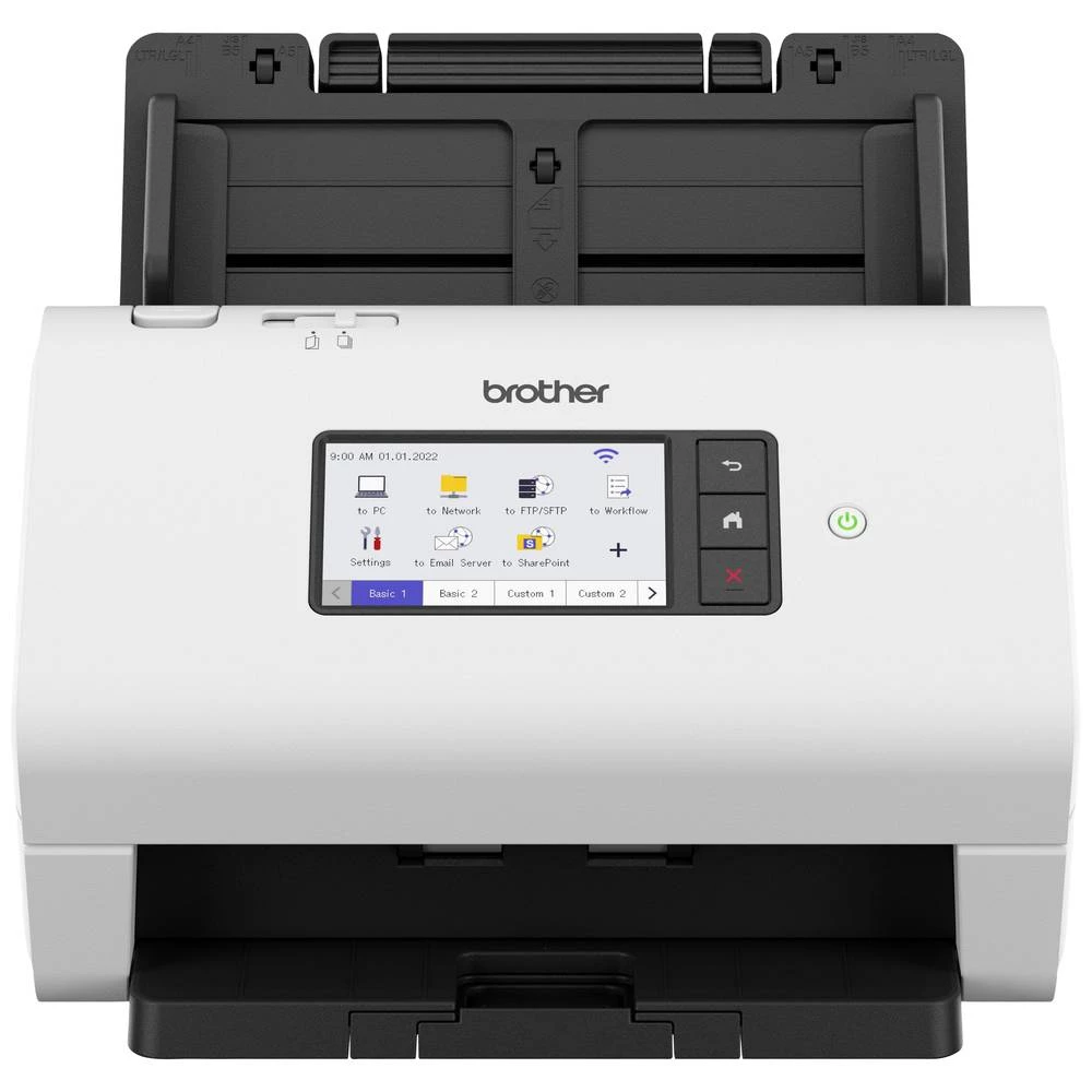 Brother ADS4900W skener dokumenata A4 600 x 600 60 Stranica/min USB 2.0, USB 3.2 (gen. 1), LAN (10/100/1000 MBit/s), WLA slika