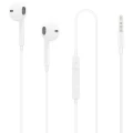 Apple MNHF2ZM B in ear slušalice u ušima slušalice s mikrofonom bijela slika