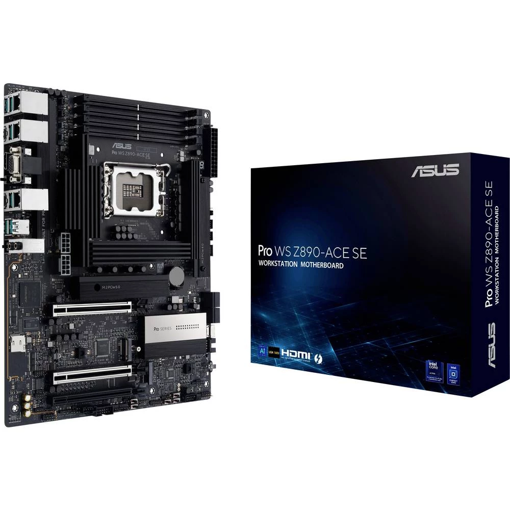 Asus PRO WS Z890-ACE SE matična ploča Baza #####Intel® 1851 Faktor oblika (detalji) ATX Set čipova matične ploče Intel® slika