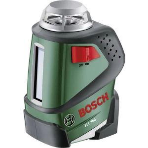 Linijski laser Samonivelirajući Bosch Home and Garden PLL 360 Raspon (maks.): 20 m Kalibriran po: ISO slika