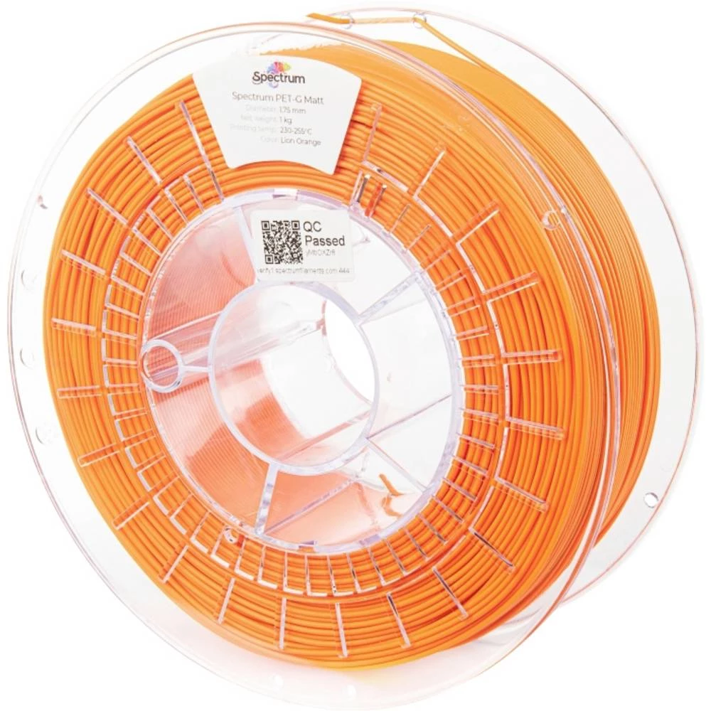 Spectrum Filaments 80547 PET-G MATT 3D pisač filament PETG mat, UV otporan, bez iskrivljenja 1.75 mm 1000 g narančasta 1 slika