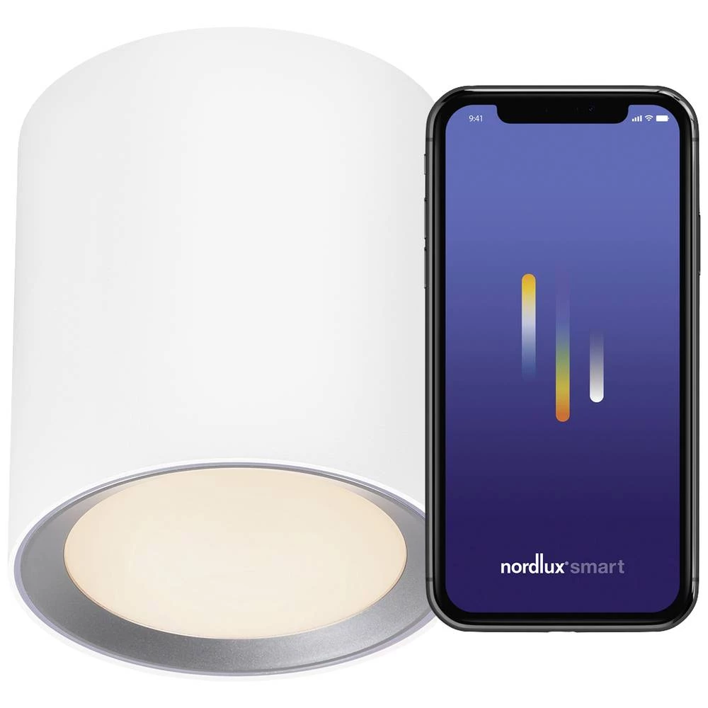 Nordlux 2110850101 Landon Long Smart LED stropna svjetiljka LED LED Energetska učinkovitost 2021: F (A - G) 8 W bijela slika