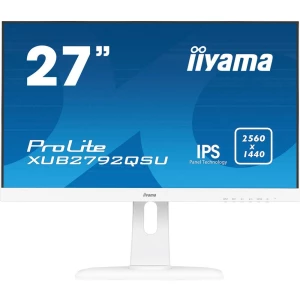 LED zaslon 68.6 cm (27 ") Iiyama XUB2792QSU-W1 ATT.CALC.EEK B (A++ - E) 2560 x 1440 piksel WQHD 5 ms DisplayPort, HDMI™, U slika