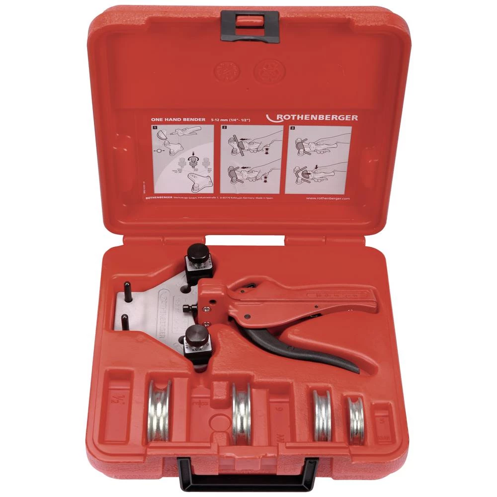 Savijačica cijevi TUBE BENDER set, 6-8-10-12mm Rothenberger 24132 slika