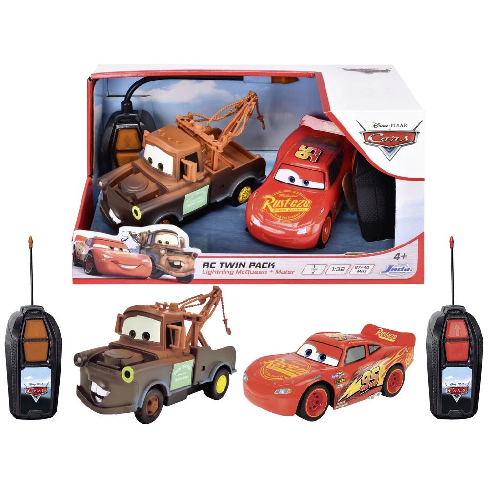 JADA TOYS 203084036 Cars LMQ + Mater Twin Pack 1:32 RC model automobila električni  trkaći automobil slika