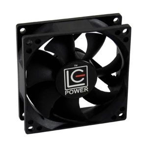 LC Power LC-CF-80 ventilator za PC kućište crna (Š x V x D) 80 x 80 x 25 mm slika