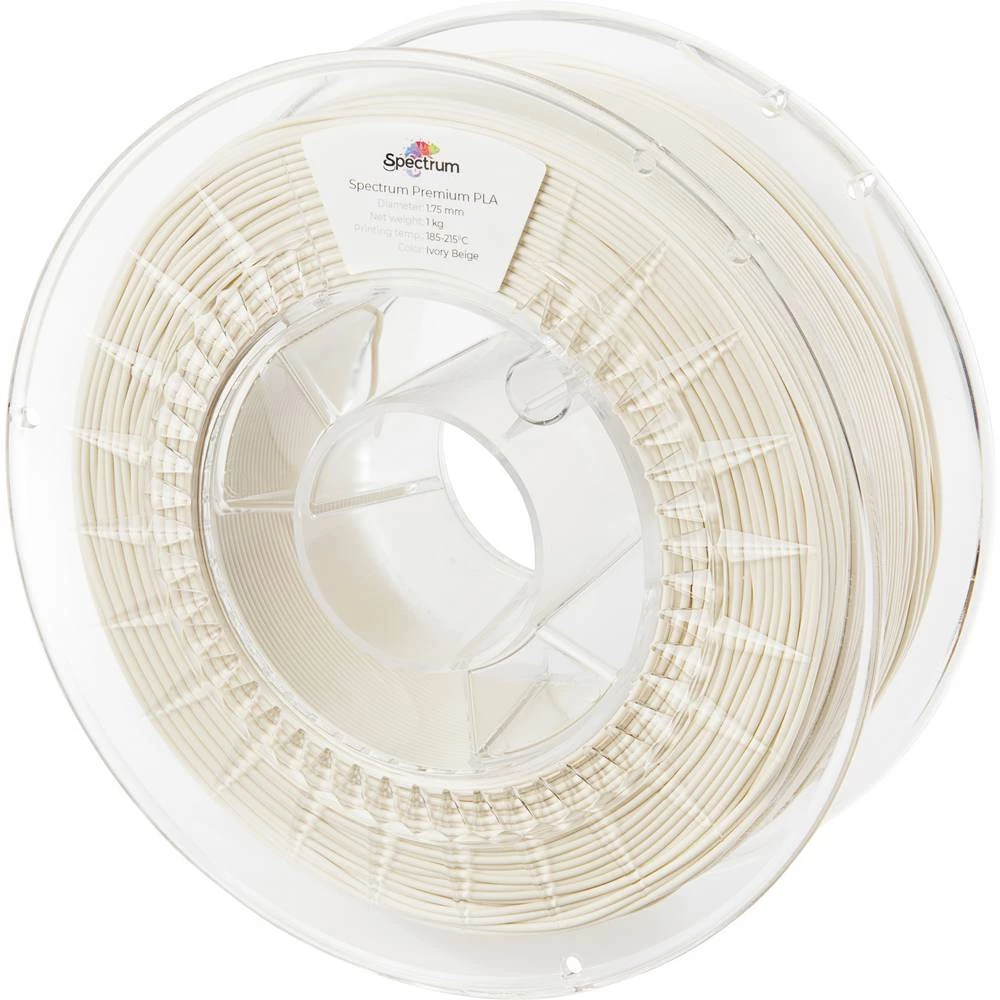 Spectrum Filaments 80840 PLA Premium 3D pisač filament PLA visoka vlačna čvrstoća 1.75 mm 2000 g bjelokost, ivory beige slika