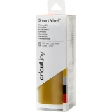 Cricut Joy Smart Vinyl Removable folija  srebrna, zlatna, crna, crvena, bijela