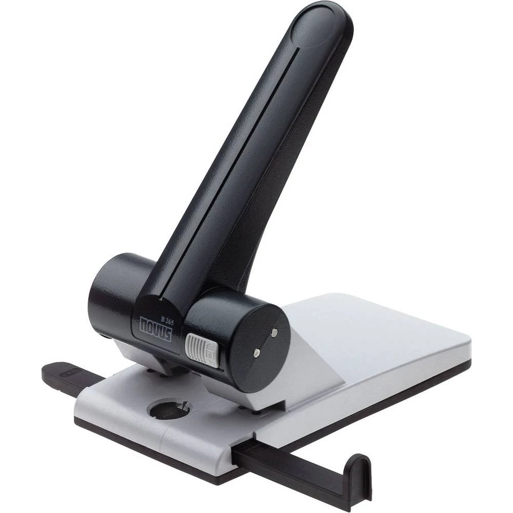 Novus Office 025-0266 bušač za registar B265 svijetlosiva, intenzivna crna maks. format za podešavanje: din a4 65 listov slika