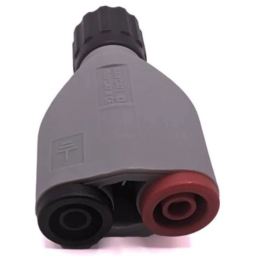 Mueller Electric BU-165-F adapterski utikač muški konektor BNC - banana utičnica 4 mm crvena, crna, siva slika
