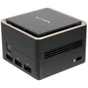 ECS LIVA Q3 Plus Mini PC AMD V1605B (4 x 2.0 GHz / max. 3.6 GHz) 8 GB RAM 128 GB emmc Ohne Betriebssystem slika