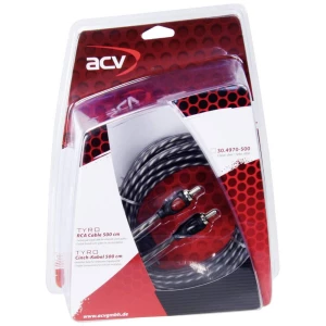 ACV 30.4970-500 činč kabel 5 m [2x muški cinch konektor - 2x muški cinch konektor] slika