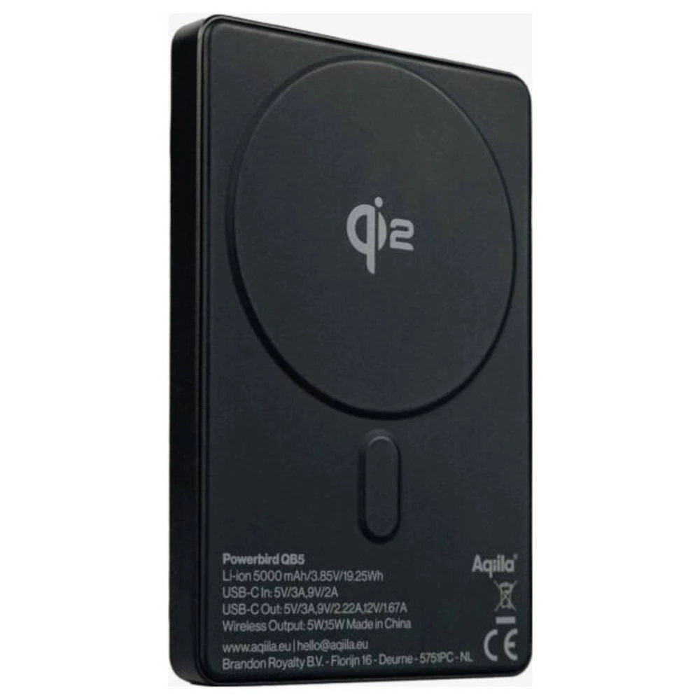 Aqiila Ladegerät Wireless Powerbank 5.000 mAh Magsafe, Qi Wireless Charging, Power Delivery, Fast Charge, Smart IC, Pass slika