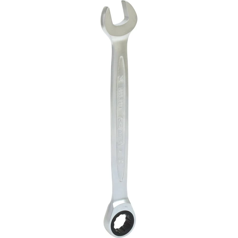 KS Tools 503.4214 5034214 viličasto okasti ključ s račnom Veličina ključa (metrička) (naslov) 14 mm slika