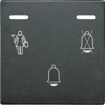 tipka za zvono Merten 587614 Antracitna boja