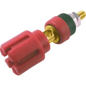 laboratorijski ženski konektor Zatik-Ø: 4 mm crvena Cliff CL159721A 1 St. slika