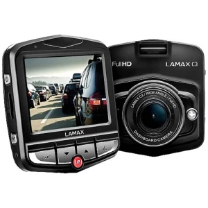 Lamax C3 automobilska kamera Horizontalni kut gledanja=140 °   akumulator, zaštita datoteka, zaslon, G-senzor slika