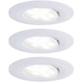 LED ugradno svjetlo za kupaonicu 3-dijelni komplet 18 W Neutralno-bijela Paulmann 99927 Calla Mat-bijela slika
