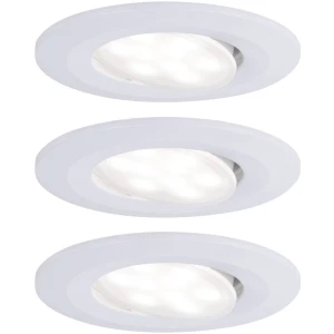 LED ugradno svjetlo za kupaonicu 3-dijelni komplet 18 W Neutralno-bijela Paulmann 99927 Calla Mat-bijela slika